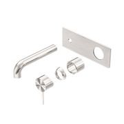 Mecca Wall Basin/Bath Mixer 260mm Trim Kits Only Brushed Nickel gallery detail image