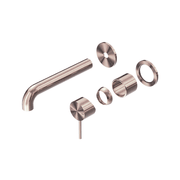 Mecca Wall Basin/Bath Mixer Separate Back Plate 230mm Trim Kits Only Brushed Bronze gallery detail image