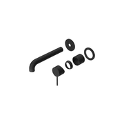 Mecca Wall Basin/Bath Mixer Separate Back Plate 230mm Trim Kits Only Matte Black gallery detail image