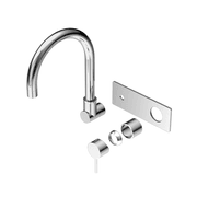 Mecca Wall Basin/Bath Mixer Swivel Spout Trim Kits Only Chrome gallery detail image