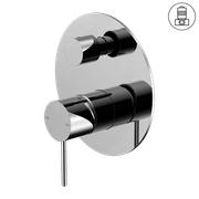 Mecca Shower Mixer With Divertor Chrome gallery detail image