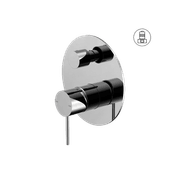 Mecca Shower Mixer With Divertor Chrome gallery detail image