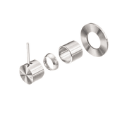 Mecca Shower Mixer Handle Up 80mm Plate Trim Kits Only Brushed Nickel gallery detail image