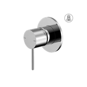 Mecca Shower Mixer 80mm Plate Chrome gallery detail image