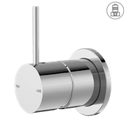 Mecca Shower Mixer 60mm Handle Up Plate Chrome gallery detail image