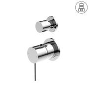 Mecca Shower Mixer With Divertor Separate Back Plate Chrome gallery detail image