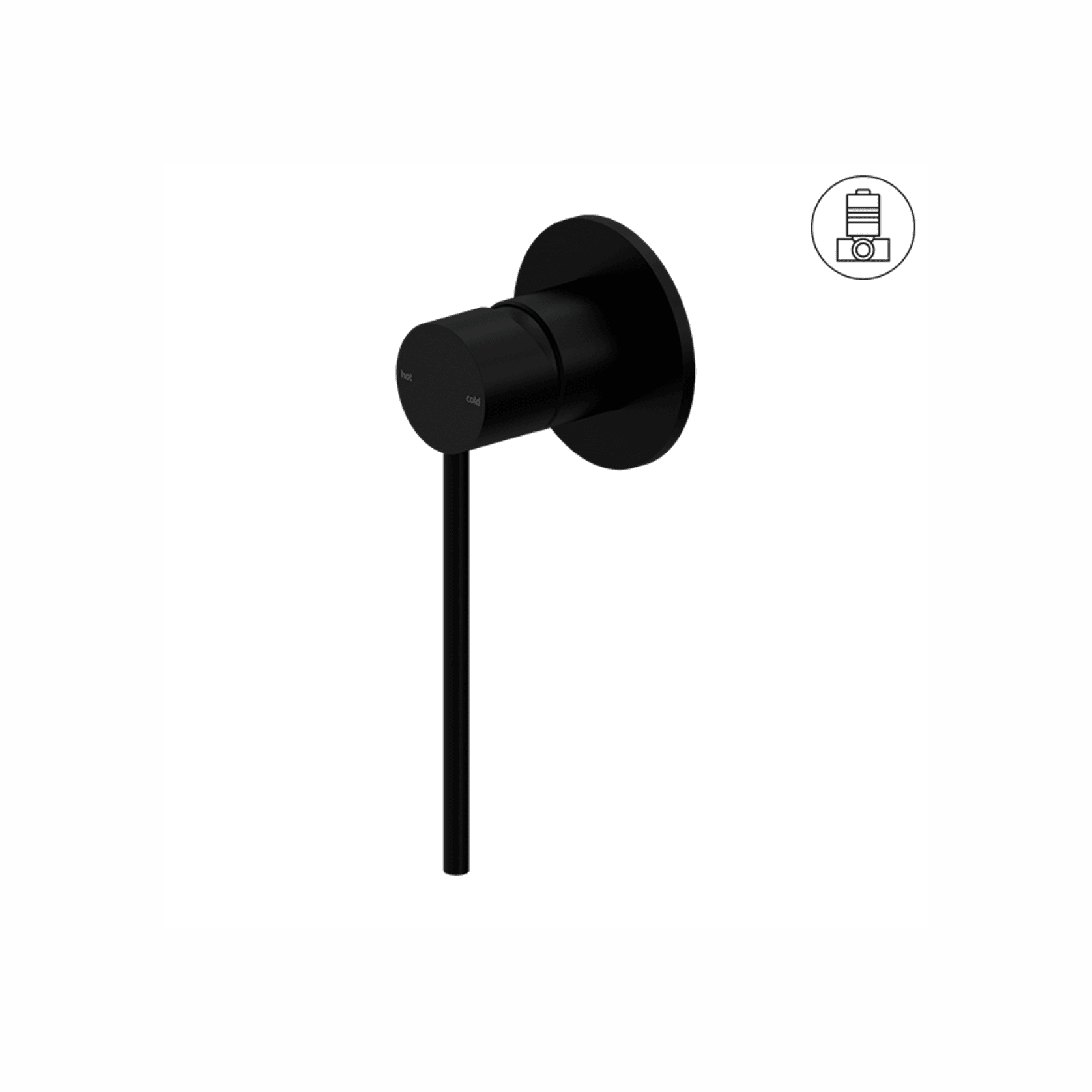 Mecca Care Shower Mixer Matte Black gallery detail image