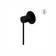 Mecca Care Shower Mixer Matte Black gallery detail image