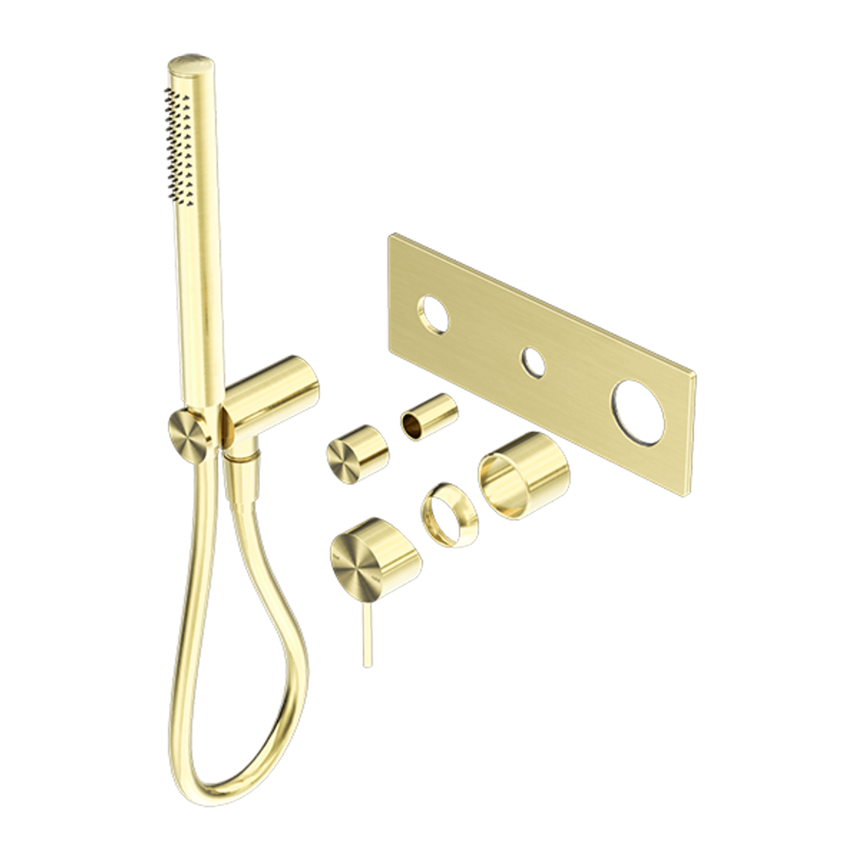 Mecca Shower Mixer Divertor System Trim Kits Only Brushed Gold gallery detail image