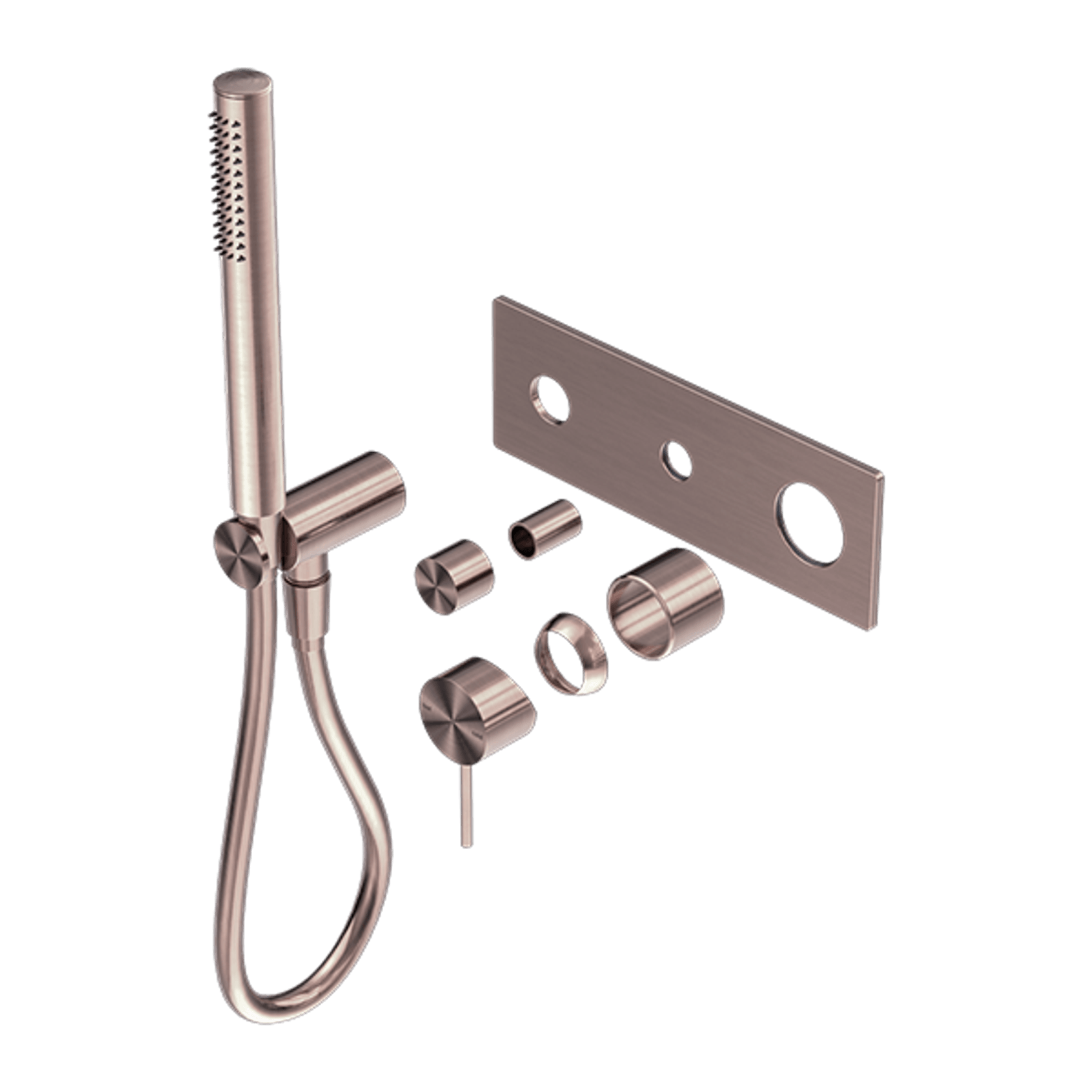 Mecca Shower Mixer Divertor System Trim Kits Only Brushed Bronze gallery detail image