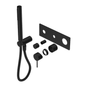 Mecca Shower Mixer Divertor System Trim Kits Only Matte Black gallery detail image