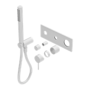 Mecca Shower Mixer Divertor System Trim Kits Only Matte White gallery detail image