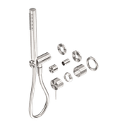 Mecca Shower Mixer Divertor System Separate Back Plate Trim Kits Only Brushed Nickel gallery detail image