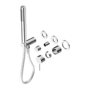 Mecca Shower Mixer Divertor System Separate Back Plate Trim Kits Only Chrome gallery detail image