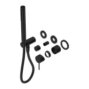 Mecca Shower Mixer Divertor System Separate Back Plate Trim Kits Only Matte Black gallery detail image