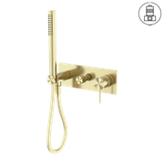Mecca Shower Mixer Divertor System Brushed Gold gallery detail image
