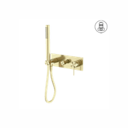 Mecca Shower Mixer Divertor System Brushed Gold gallery detail image