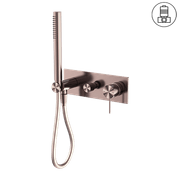 Mecca Shower Mixer Divertor System Brushed Bronze gallery detail image