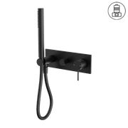 Mecca Shower Mixer Divertor System Matte Black gallery detail image