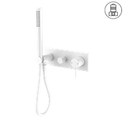 Mecca Shower Mixer Divertor System Matte White gallery detail image