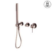 Mecca Shower Mixer Divertor System Separate Back Plate Brushed Bronze gallery detail image