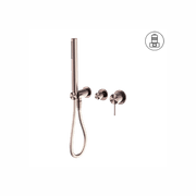 Mecca Shower Mixer Divertor System Separate Back Plate Brushed Bronze gallery detail image