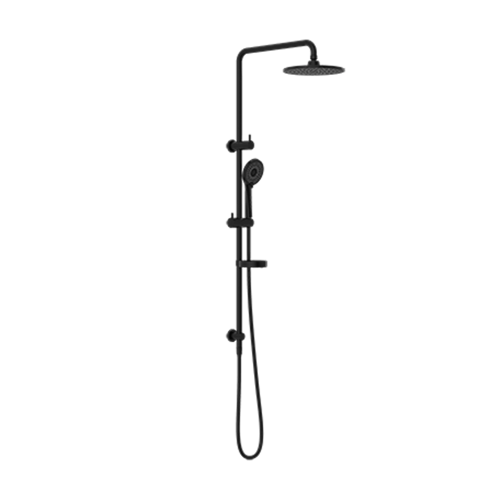 Builder Project Twin Shower Set Matte Black gallery detail image