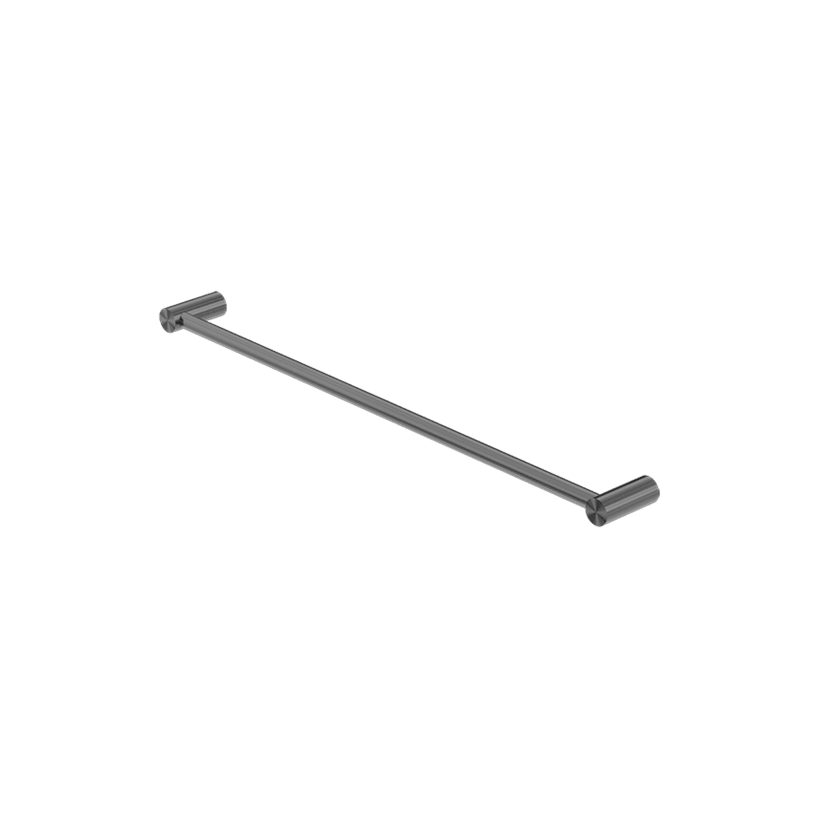 New Mecca Single Towel Rail 600mm Gun Metal gallery detail image