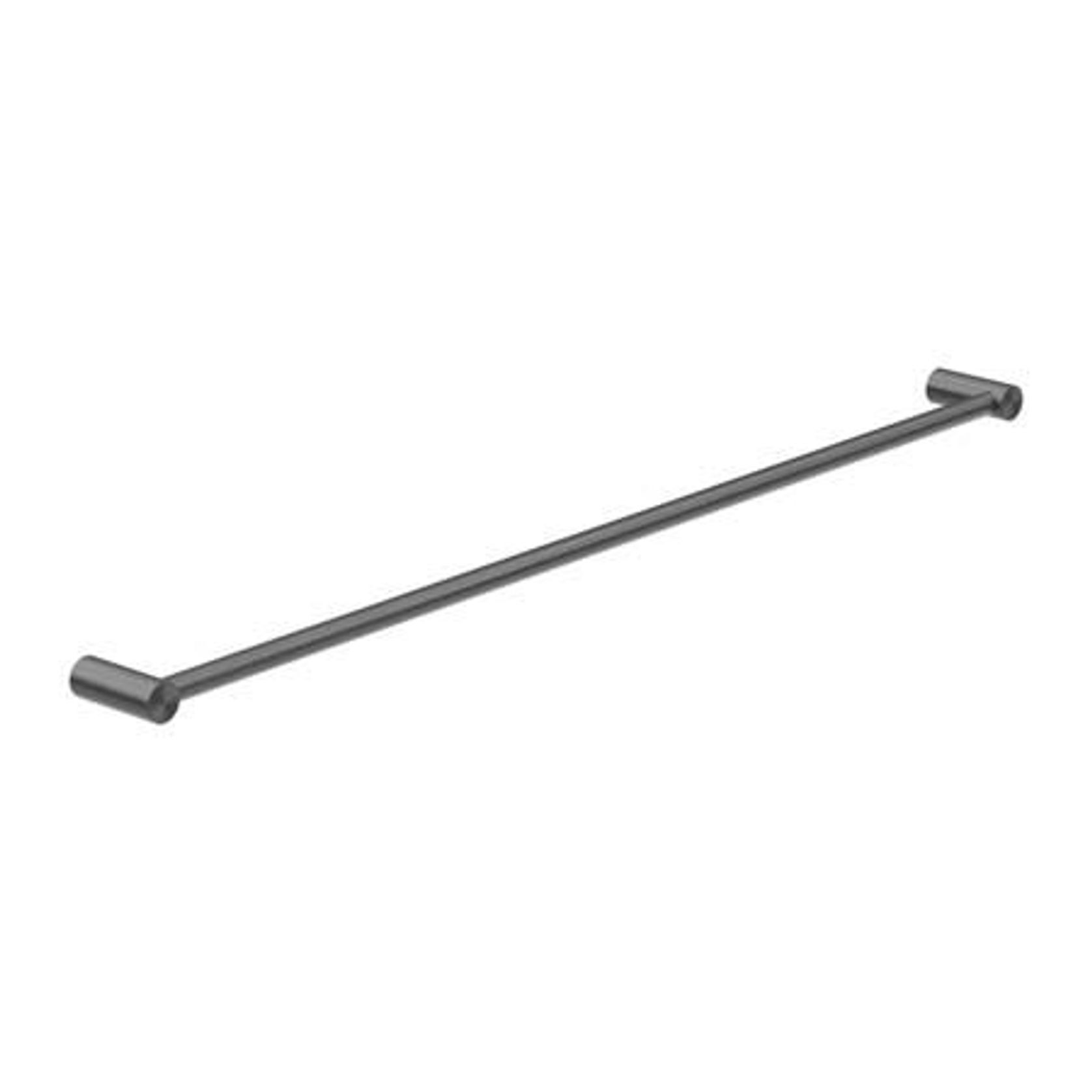 New Mecca Single Towel Rail 800mm Gun Metal gallery detail image