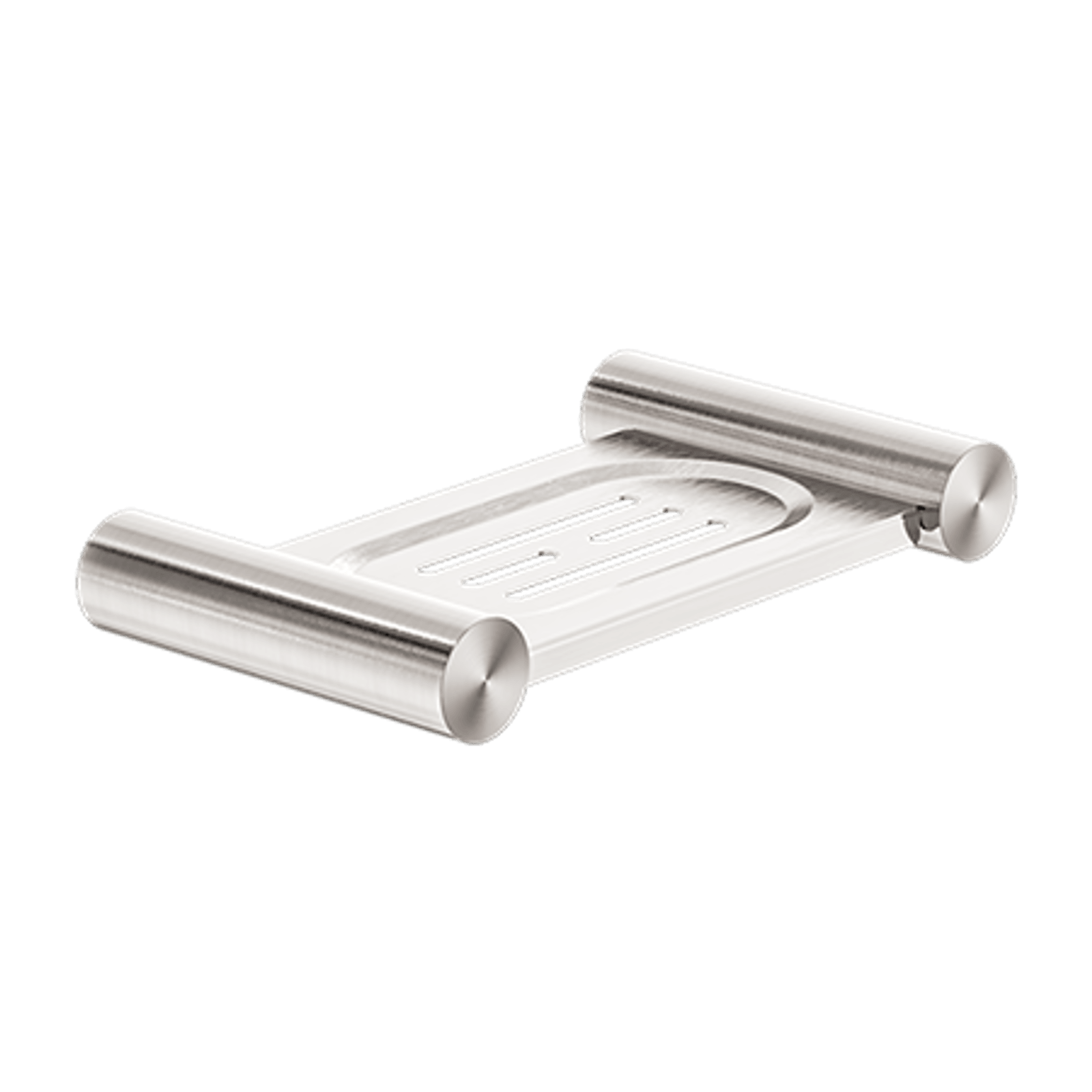 New Mecca Soap Dish Holder Brushed Nickel gallery detail image