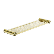 New Mecca Metal Shower Shelf Brushed Gold gallery detail image