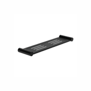 New Mecca Metal Shower Shelf Matte Black gallery detail image