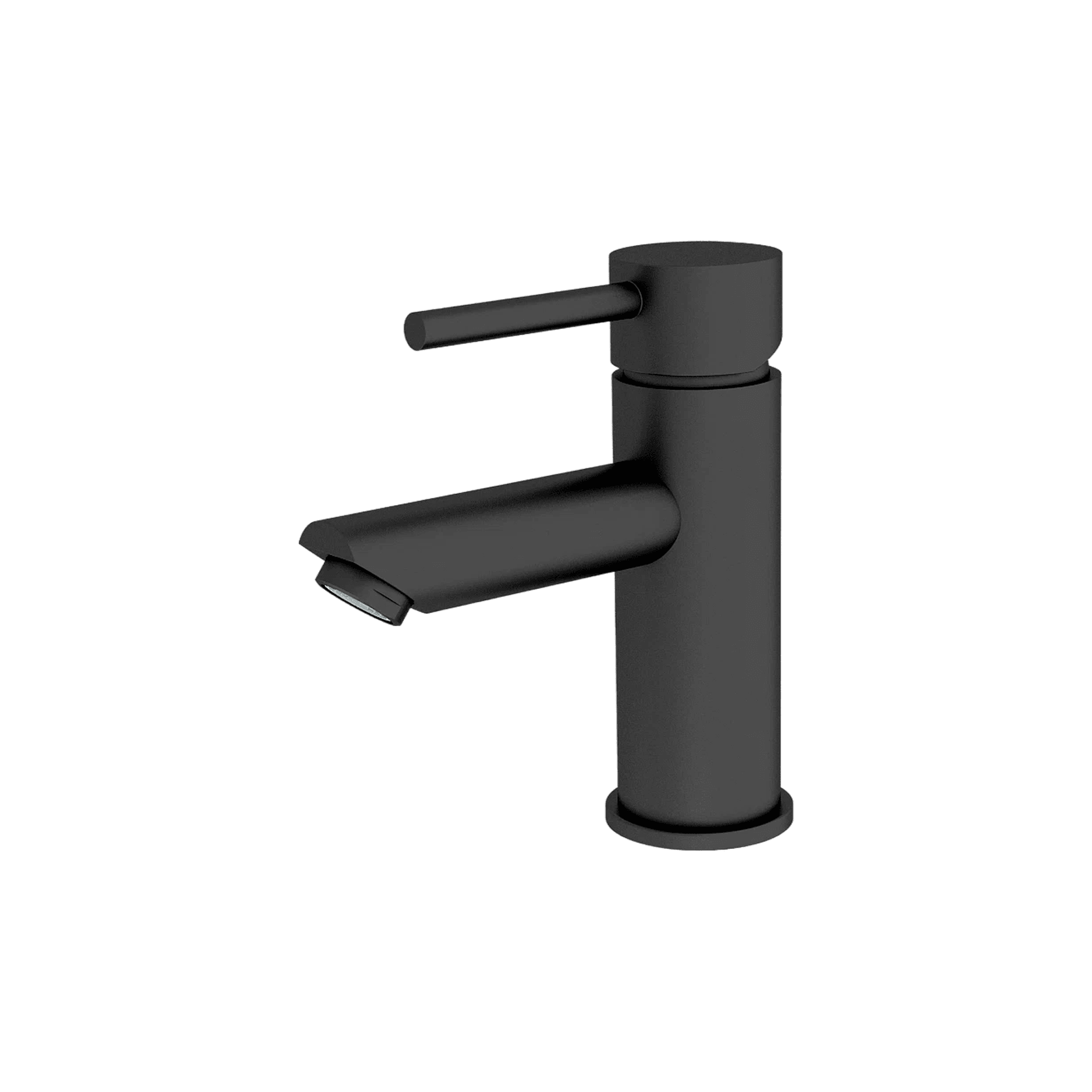 Dolce Basin Mixer Straight Spout Matte Black gallery detail image