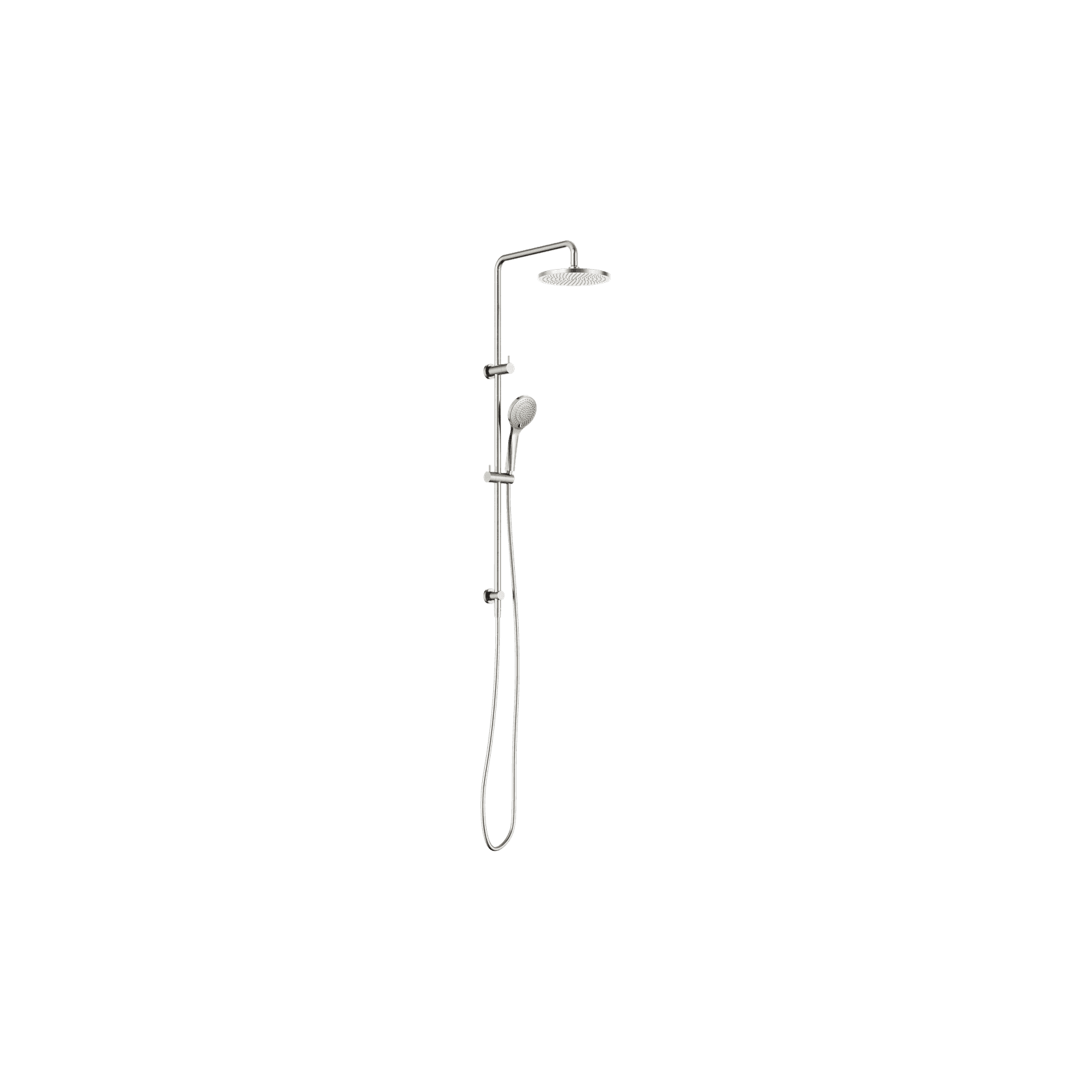 Round Twin Shower With Air Shower I Brushed Nickel gallery detail image