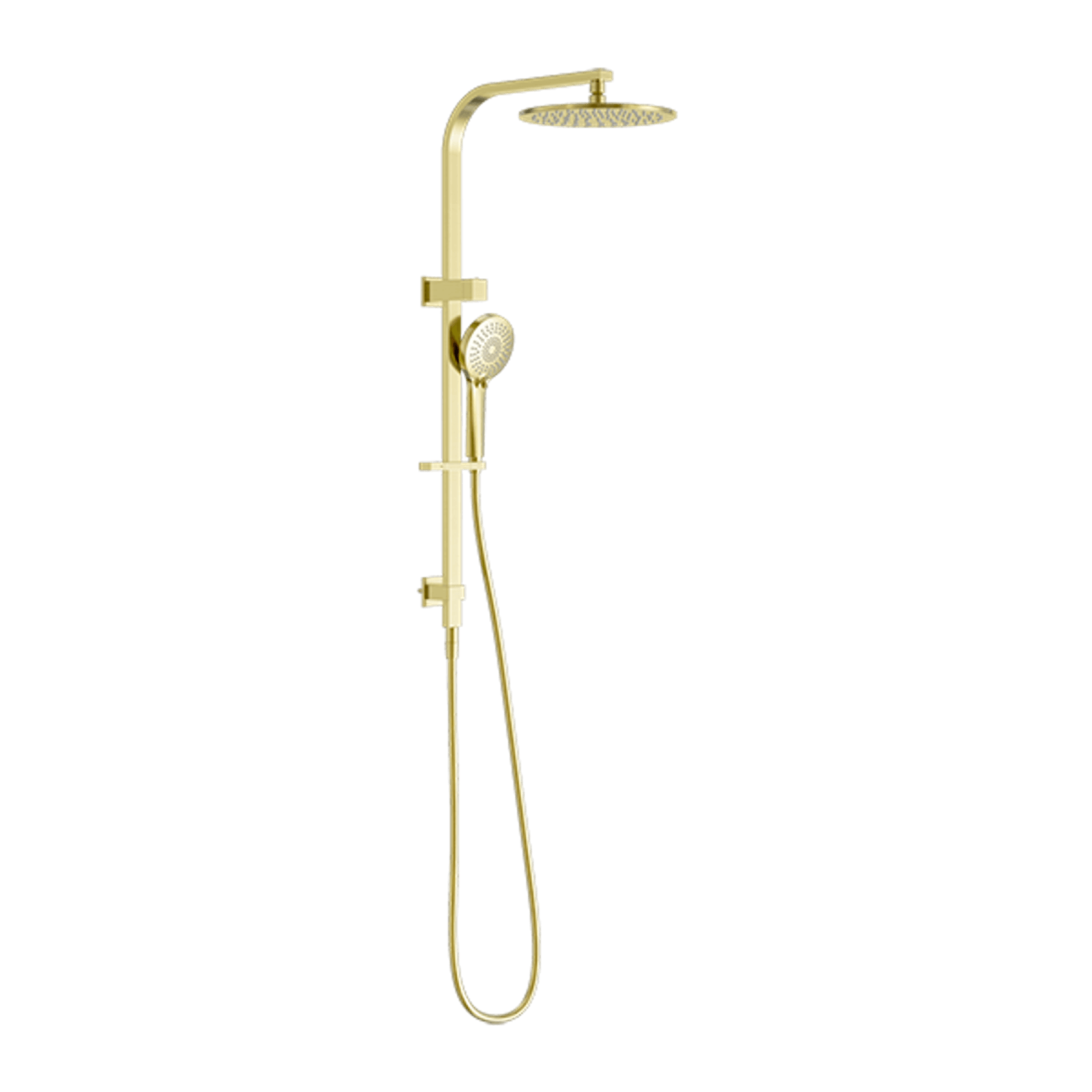 Bianca Twin Shower | Brushed Gold gallery detail image