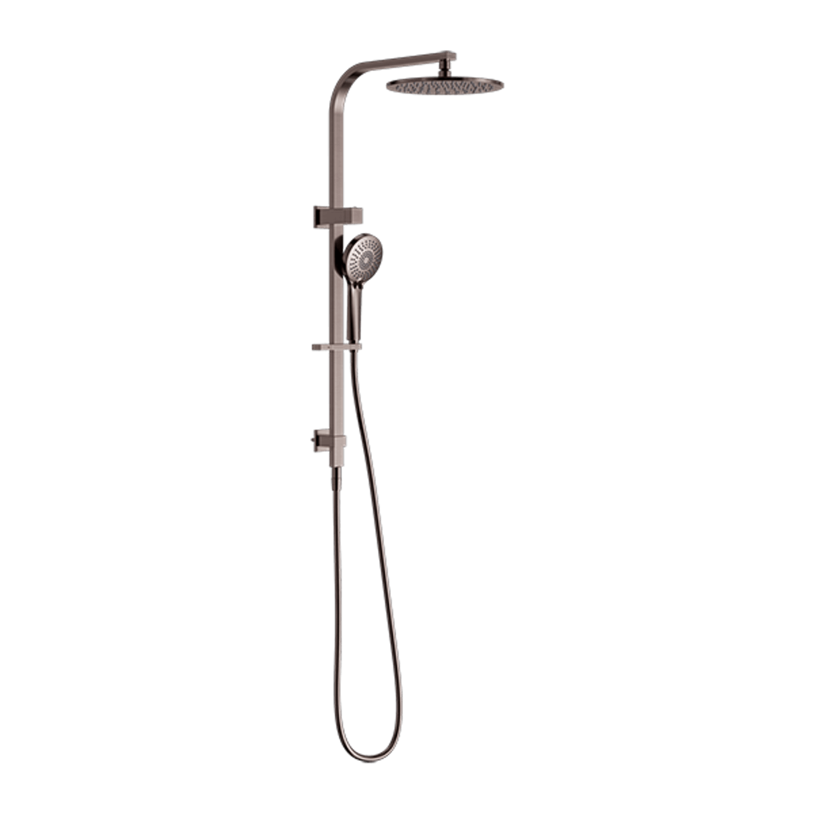 Bianca Twin Shower | Brushed Bronze gallery detail image