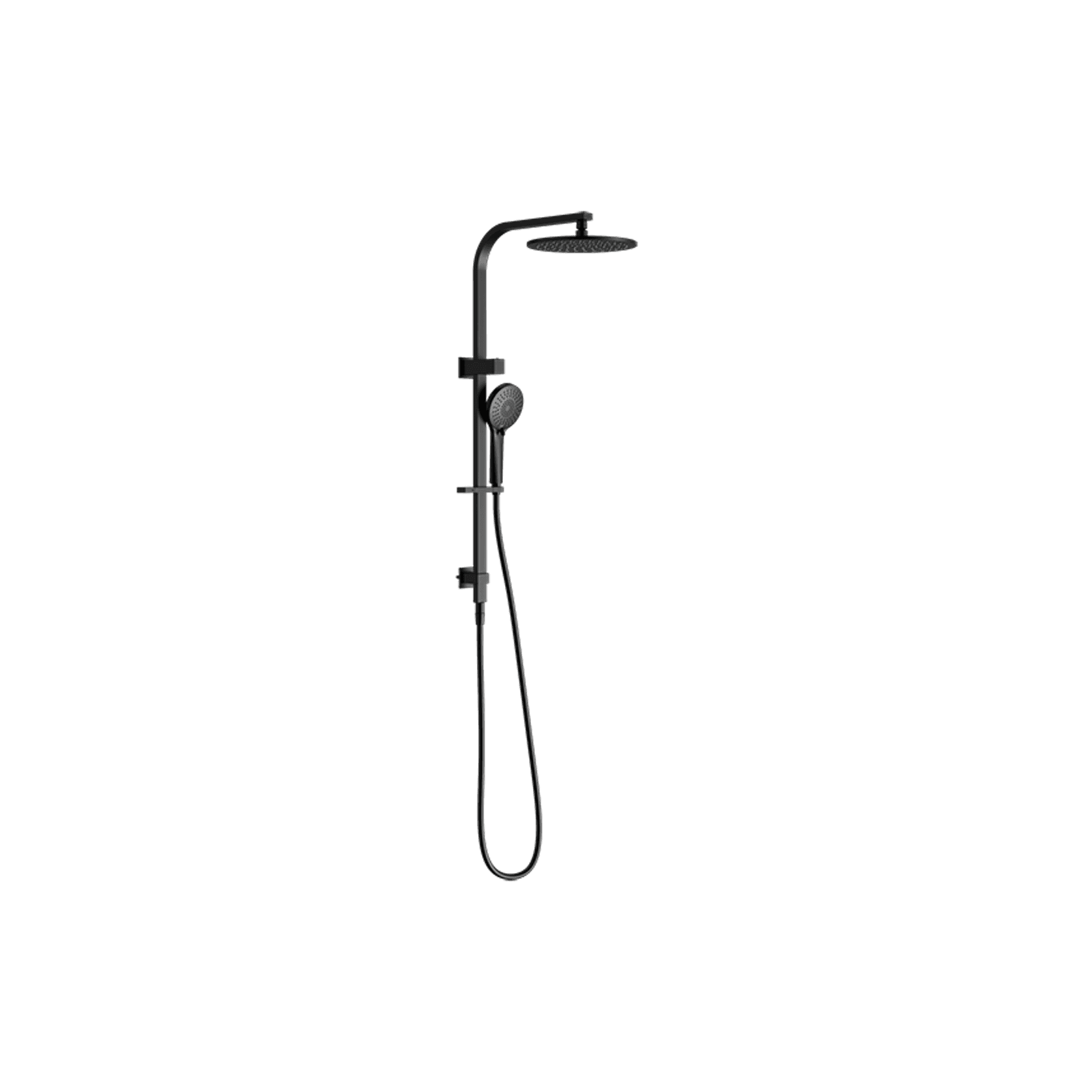 Bianca Twin Shower | Matte Black gallery detail image