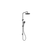Round Twin Shower Gun Metal gallery detail image