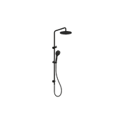 Round Twin Shower Matte Black gallery detail image