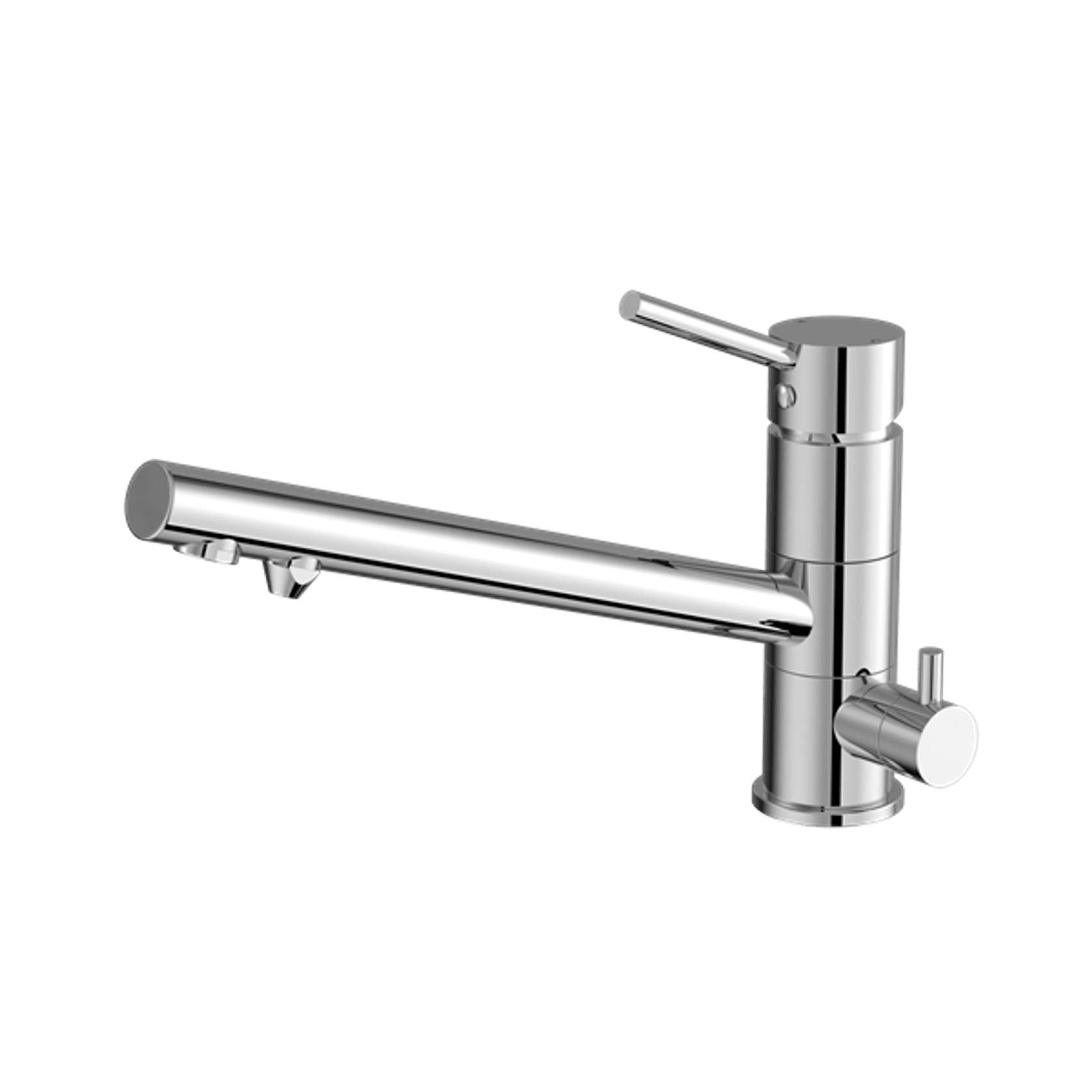 Dolce Three-Way Kitchen Mixer Chrome gallery detail image