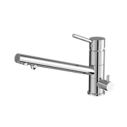 Dolce Three-Way Kitchen Mixer Chrome gallery detail image