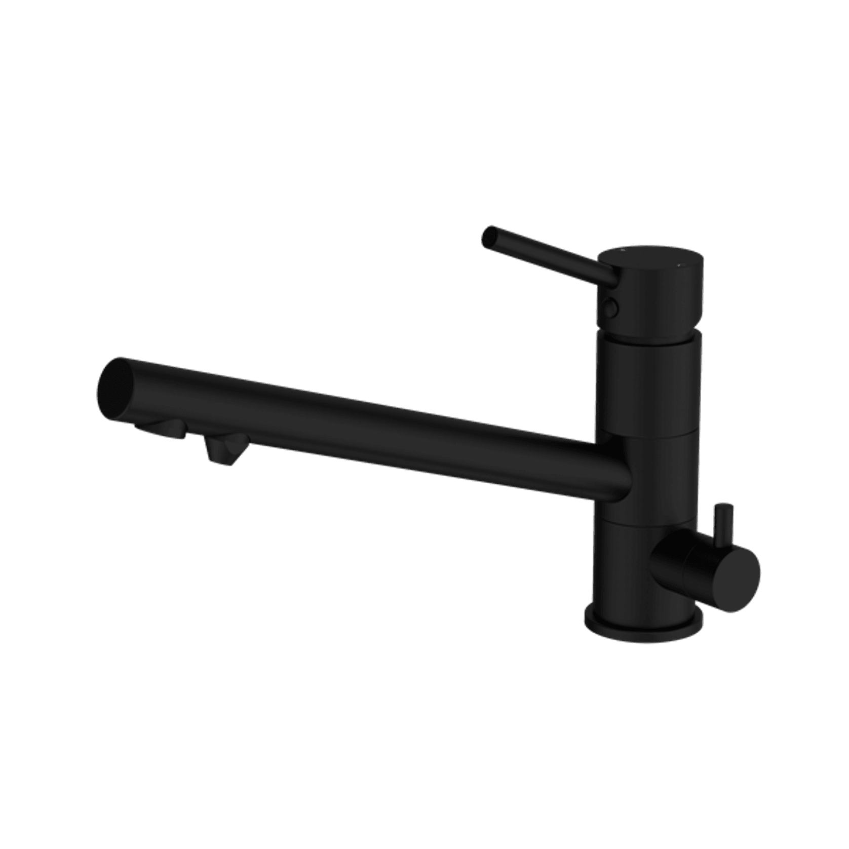 Dolce Three-Way Kitchen Mixer Matte Black gallery detail image