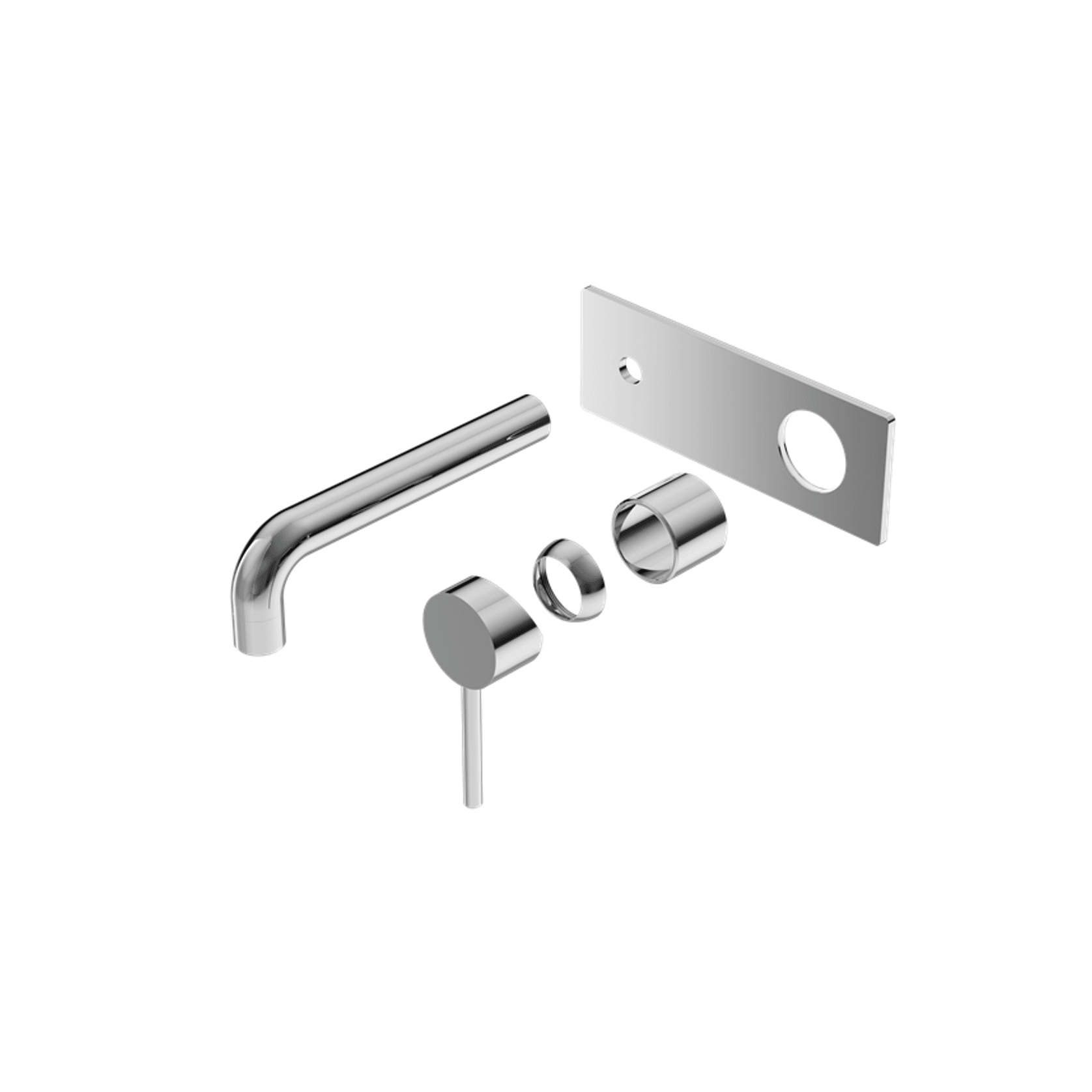 Dolce Wall Basin/Bath Mixer Trim Kits Only Chrome gallery detail image