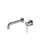 Dolce Wall Basin/Bath Mixer Separate Back Plate Chrome gallery detail image