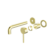 Dolce Wall Basin/Bath Mixer Separate Back Plate Trim Kits Only Brushed Gold gallery detail image