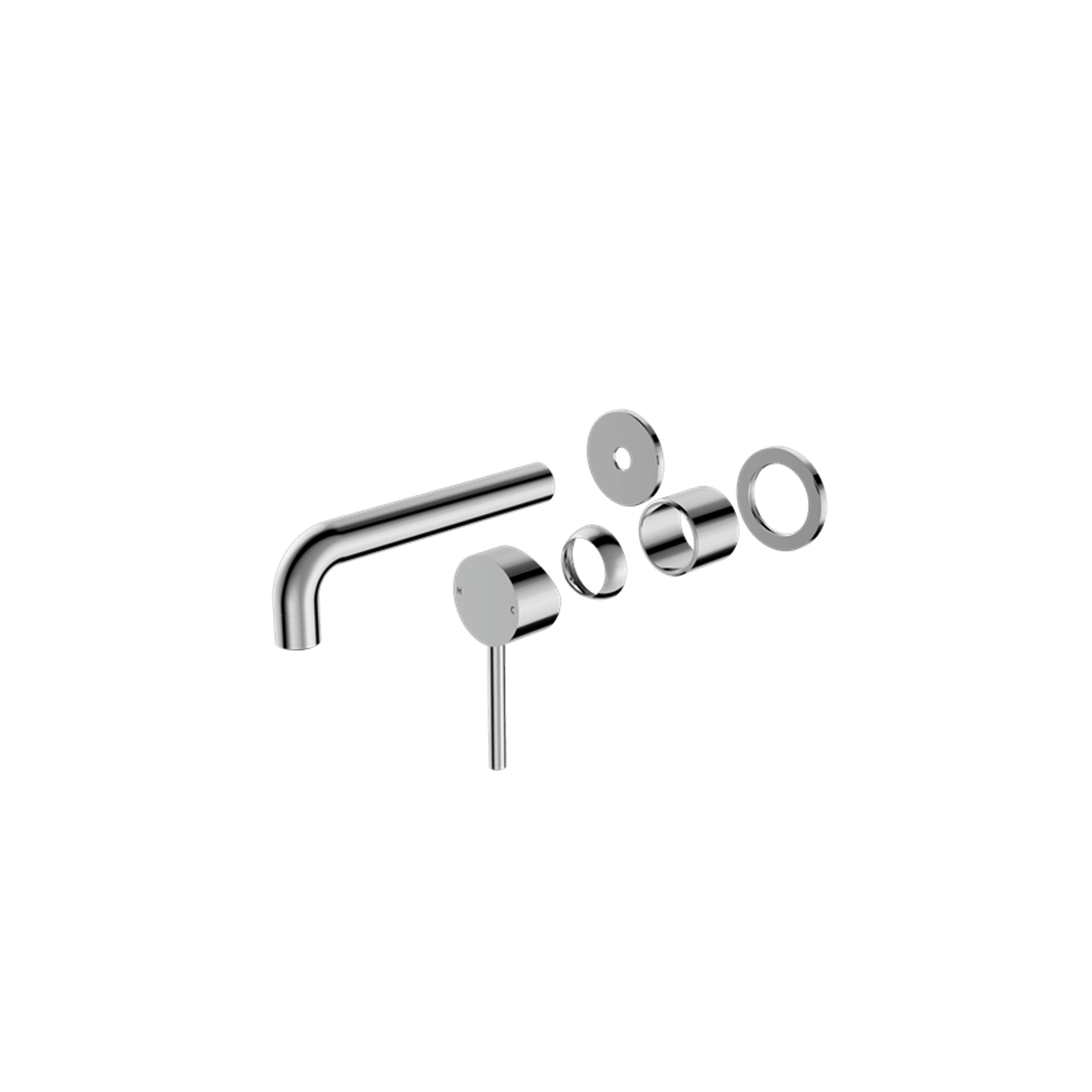 Dolce Wall Basin/Bath Mixer Separate Back Plate Trim Kits Only Chrome gallery detail image
