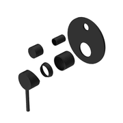 Dolce Shower Mixer With Divertor Trim Kits Only Matte Black gallery detail image