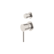 Dolce Shower Mixer With Diverter Separate Back Plate Brushed Nickel gallery detail image
