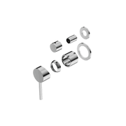 Dolce Shower Mixer With Divertor Separate Back Plate Trim Kits Only Chrome gallery detail image