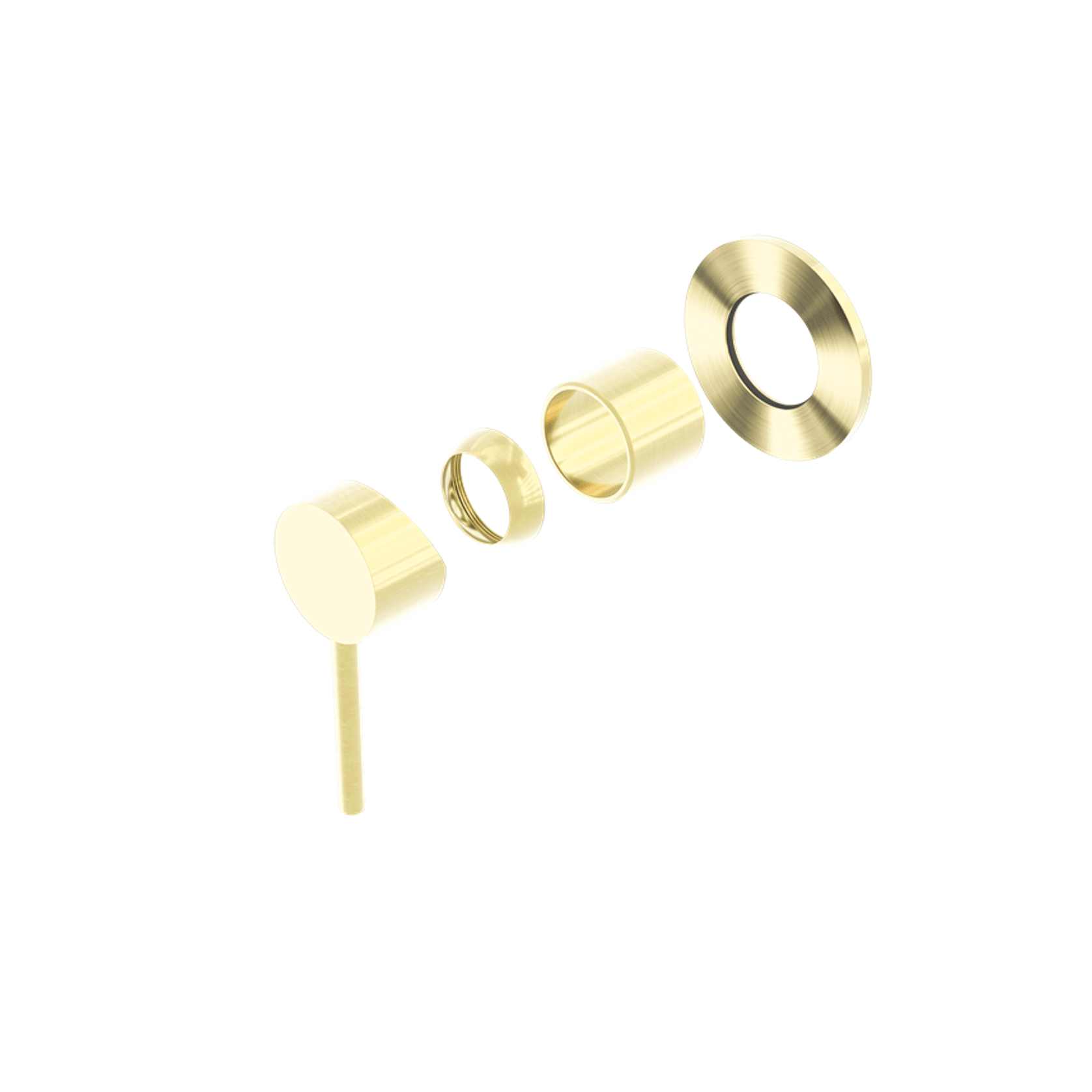 Dolce Shower Mixer Trim Kits Only Brushed Gold gallery detail image